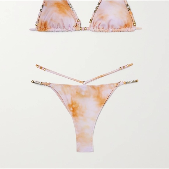 Leslie Amon Farita embellished tie-dyed bikini bottom - Picture 2 of 5